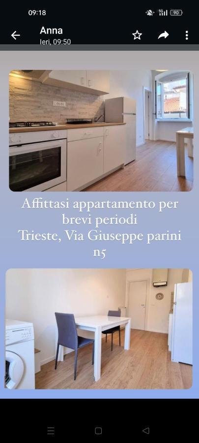 Adriana Lägenhet Trieste Exteriör bild